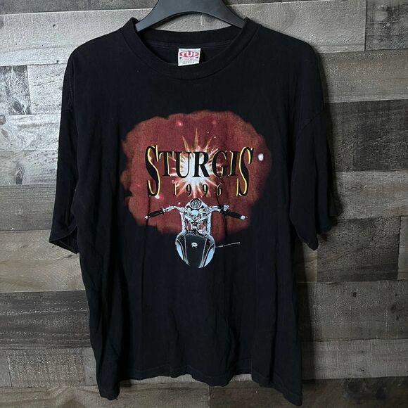 VTG Sturgis 1996 USA T Shirt XL - Picture 1 of 4